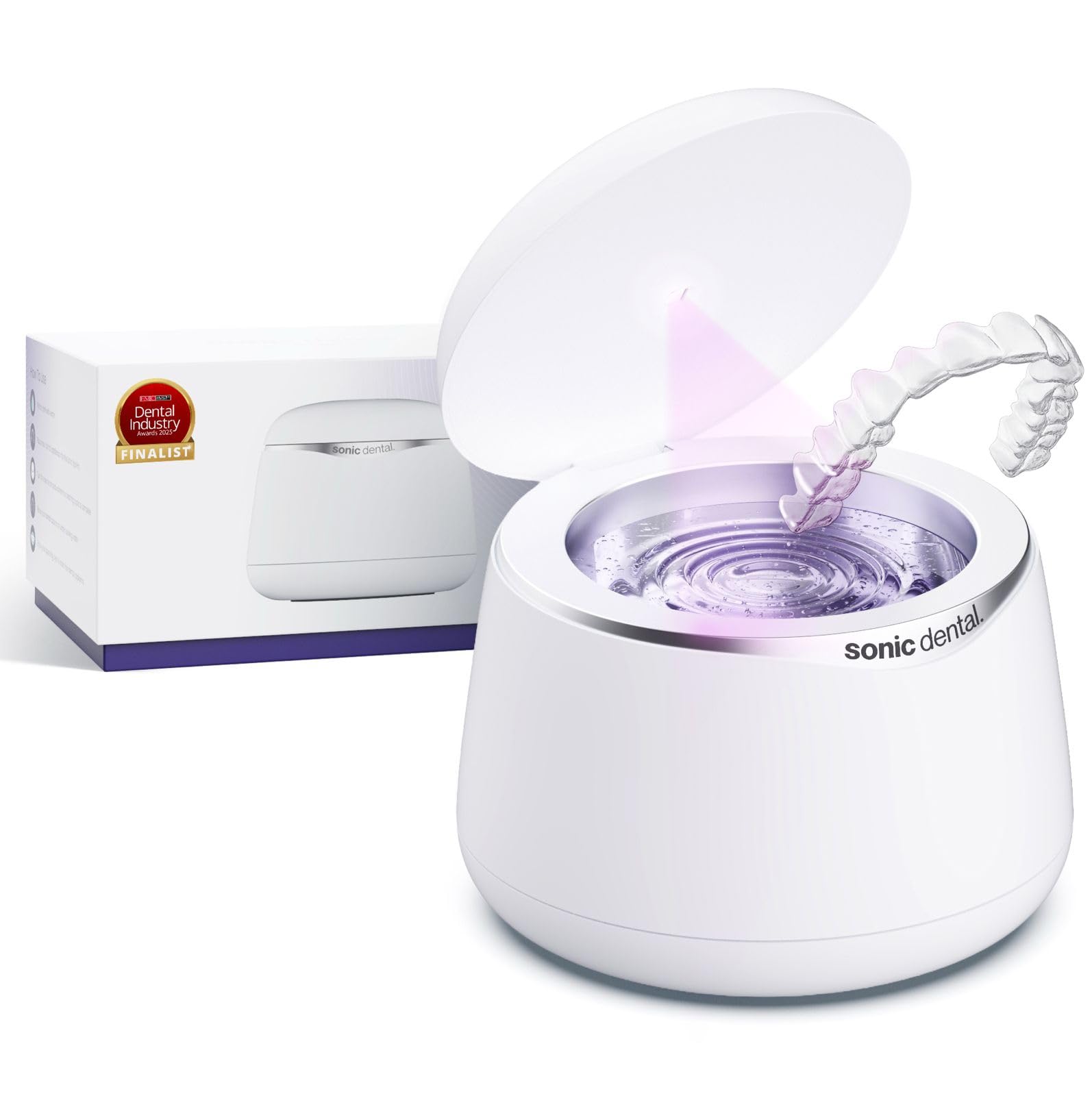 Sonic Pro dental cleaner front view shows compact home-use design
