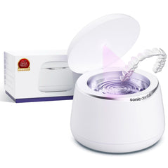 Sonic Pro dental cleaner front view shows compact home-use design