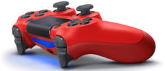 Sony DualShock 4 Magma Red buttons close-up, precise control in action