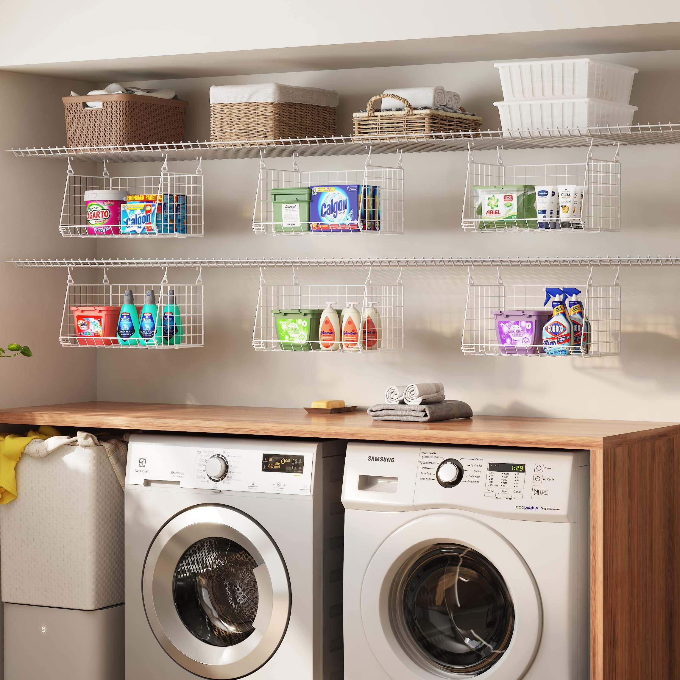 Sonyabecca Vertical storage maximizes closet space efficiently.