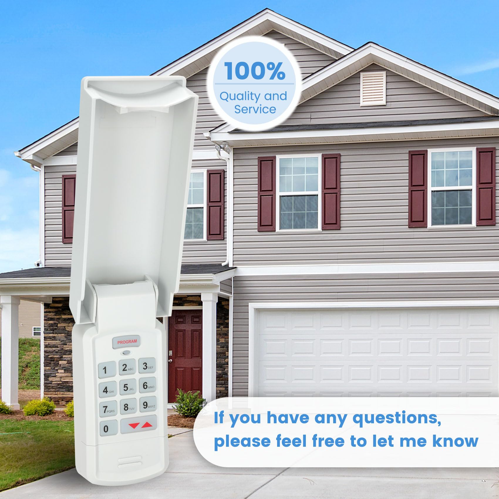 Soobool accessory pack includes keypad, remotes, and clips