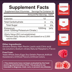 Close-up of Soochic gummies showing raspberry flavor and easy-to-chew texture