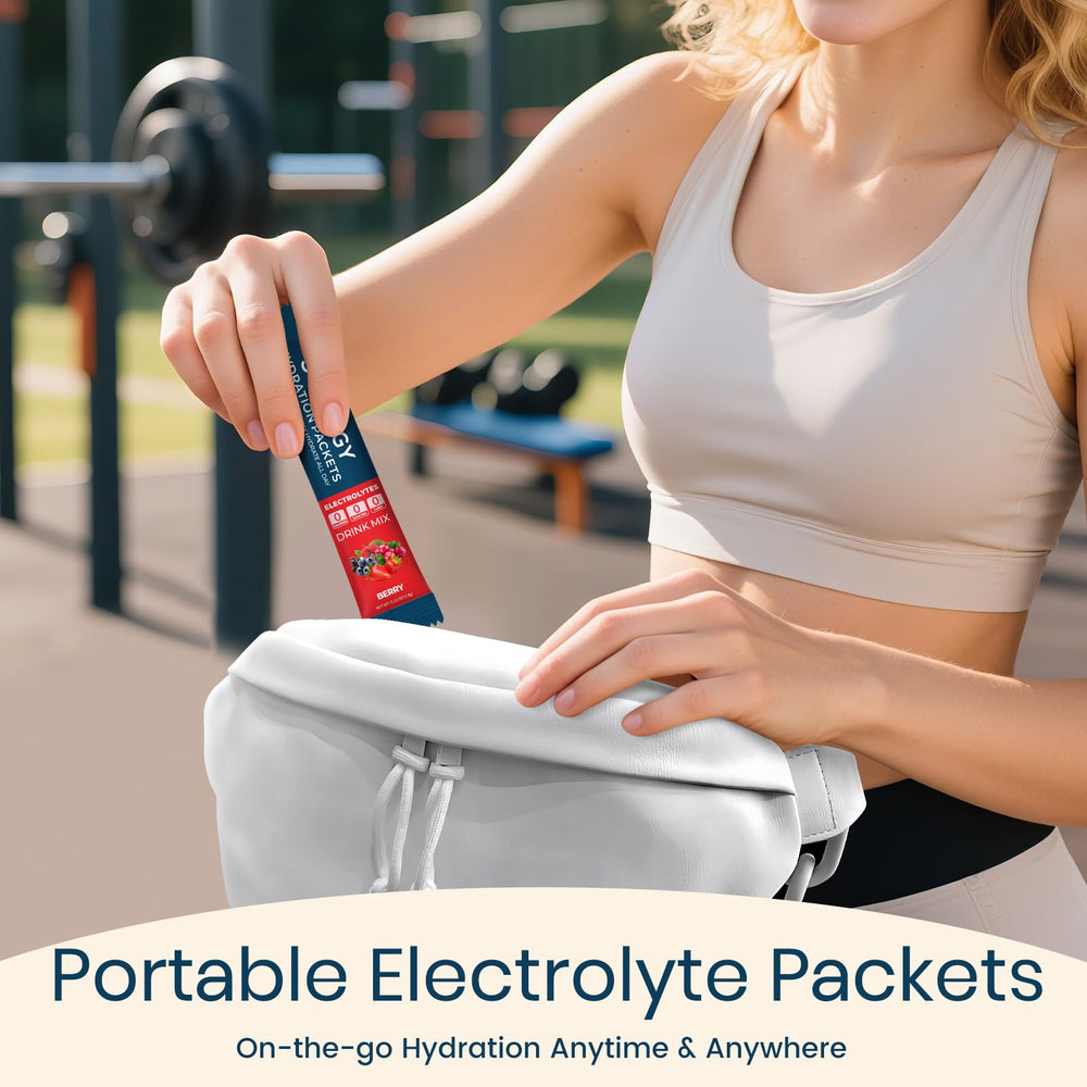 Sooergy electrolytes powder Cherry Pomegranate stick boosts daily hydration