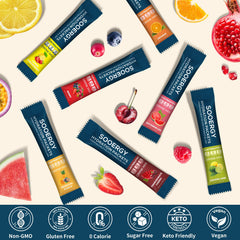 Sooergy electrolytes powder Mix Berry stick tasty hydration anytime