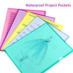 Sooez yellow clear folder stands out for rapid document finding.