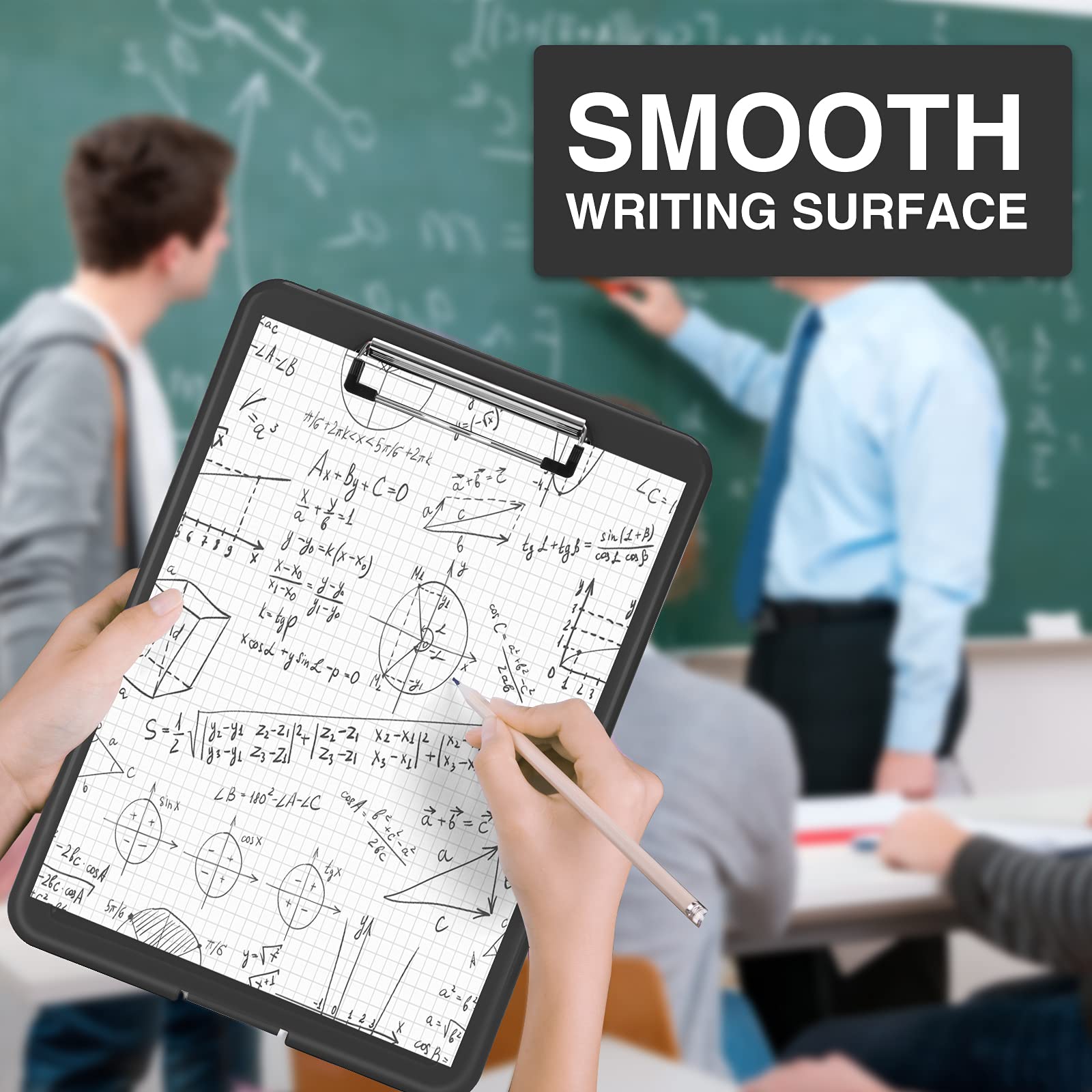 Sooez clipboard durable waterproof polypropylene surface for tough field use.