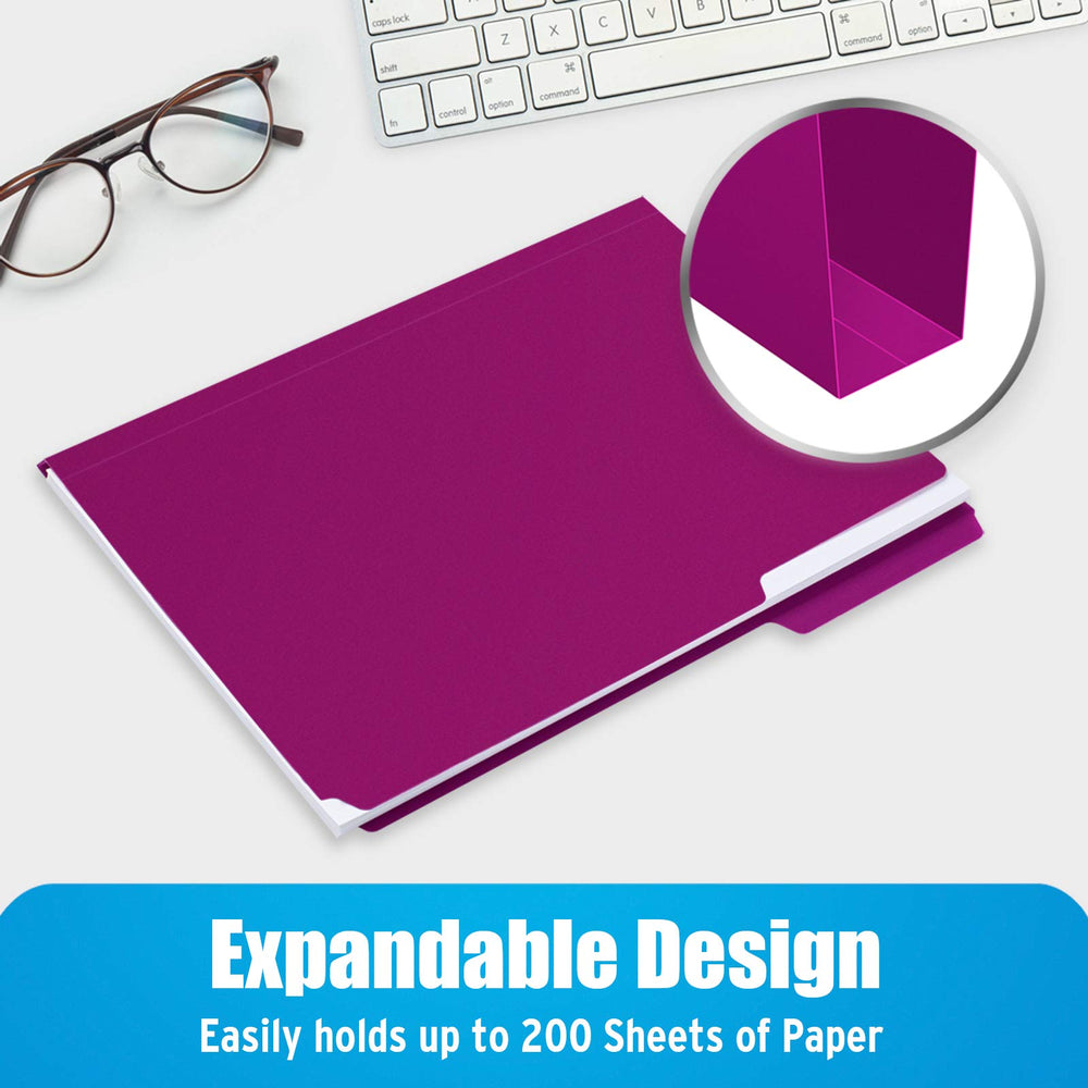 Sooez folders compatible with hanging file systems for neat filing