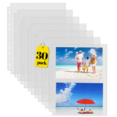 Sooez heavy-duty top-load protector holds 5x7 photos.