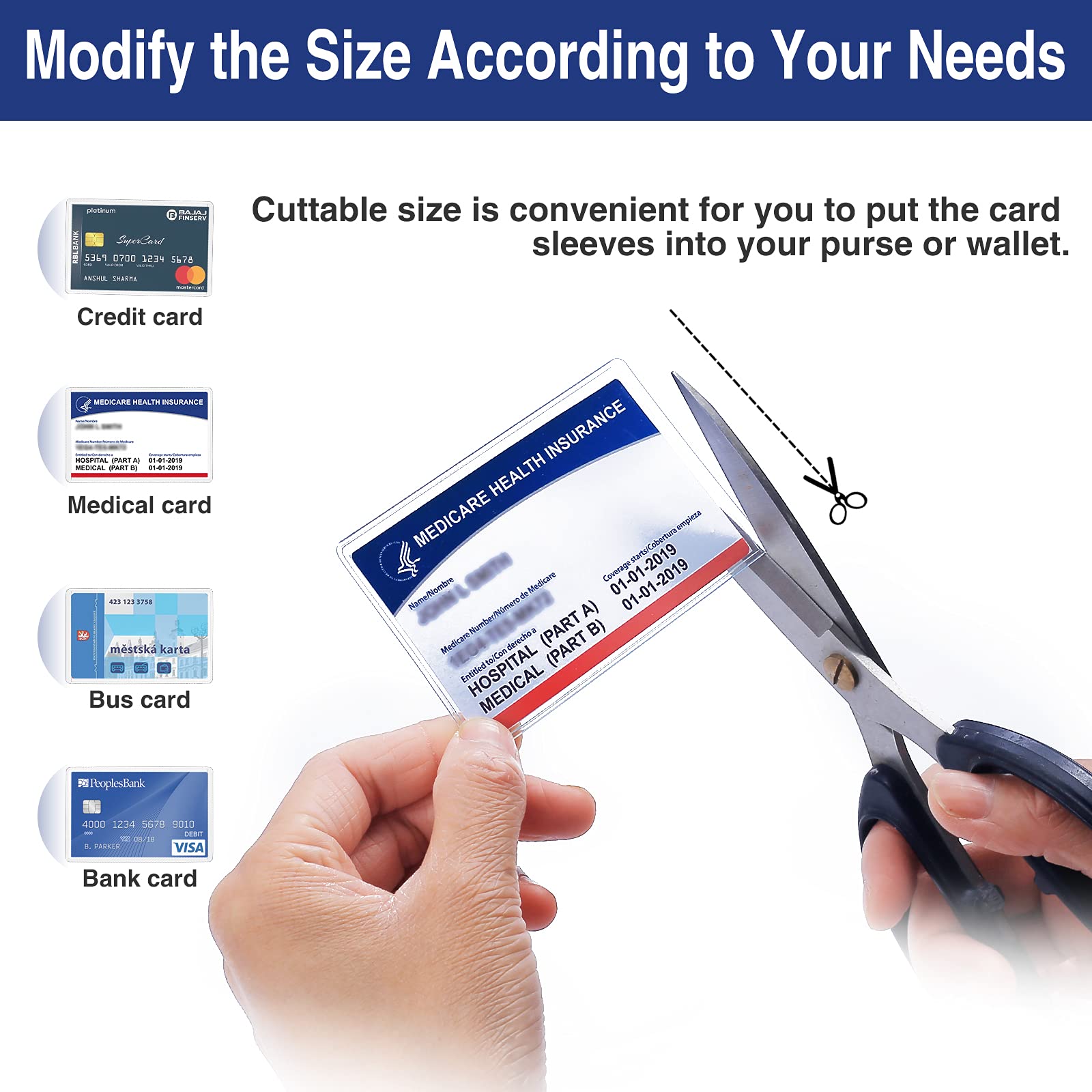 Sooez heavy duty card sleeves guard against moisture and wear
