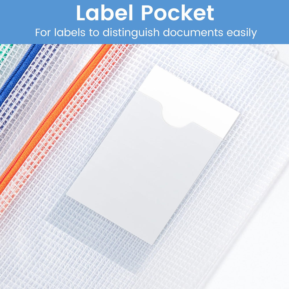 Sooez label pocket design with translucent material