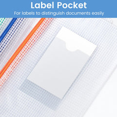 Sooez label pocket design with translucent material
