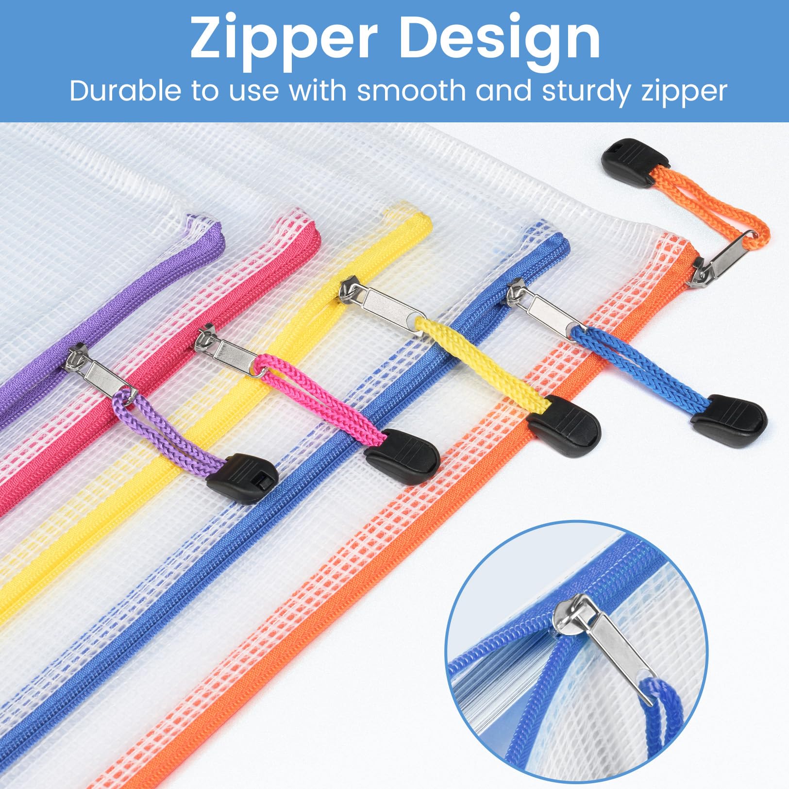 Sooez organization storage pouches keep contents sorted