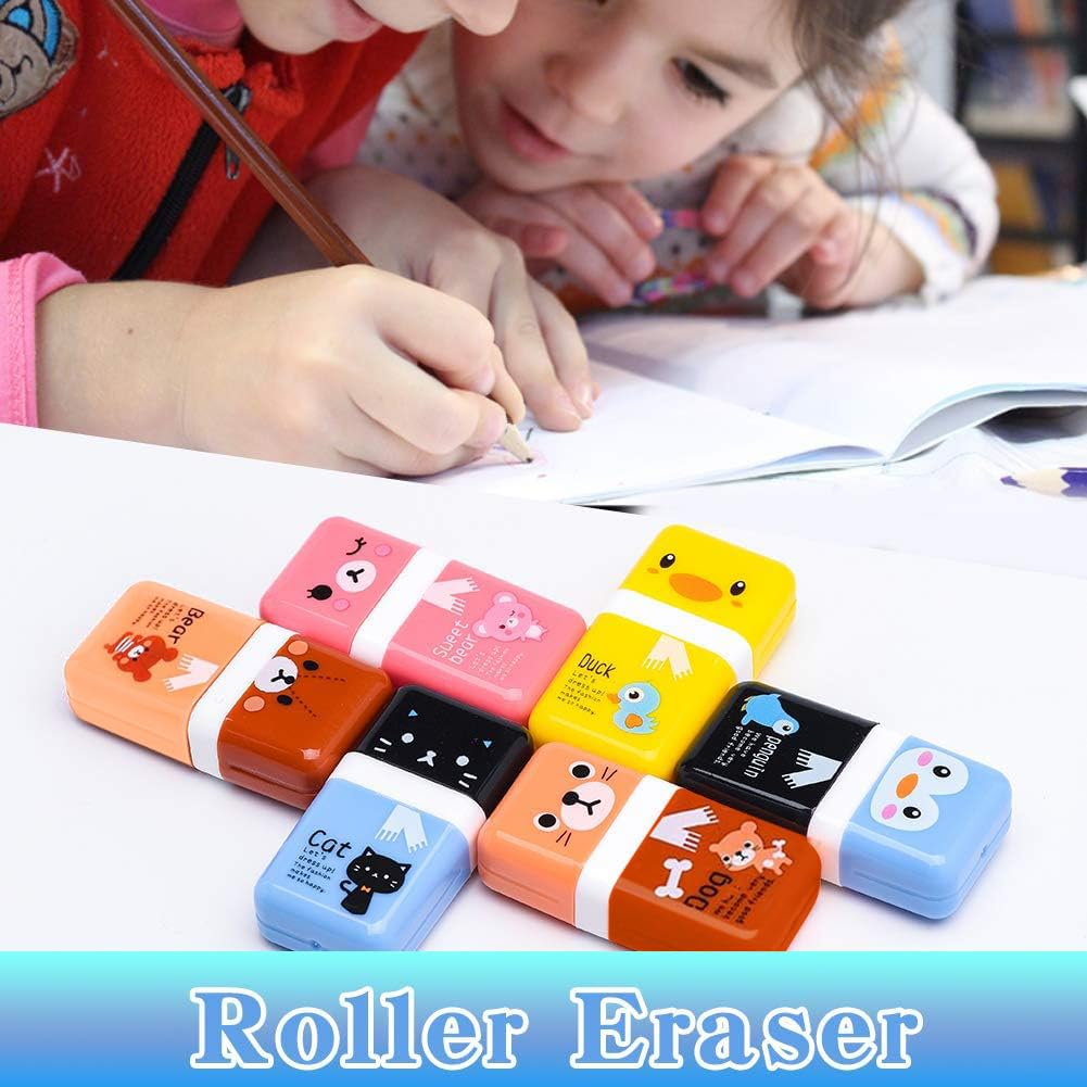 Sooez roller eraser fox style with vibrant design and clean lines.