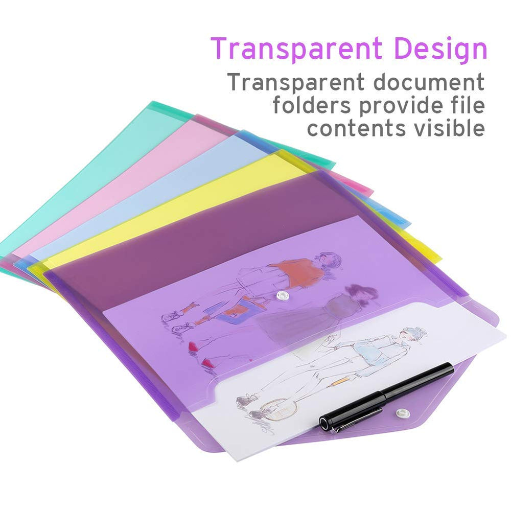 Sooez see-through design makes locating papers easy