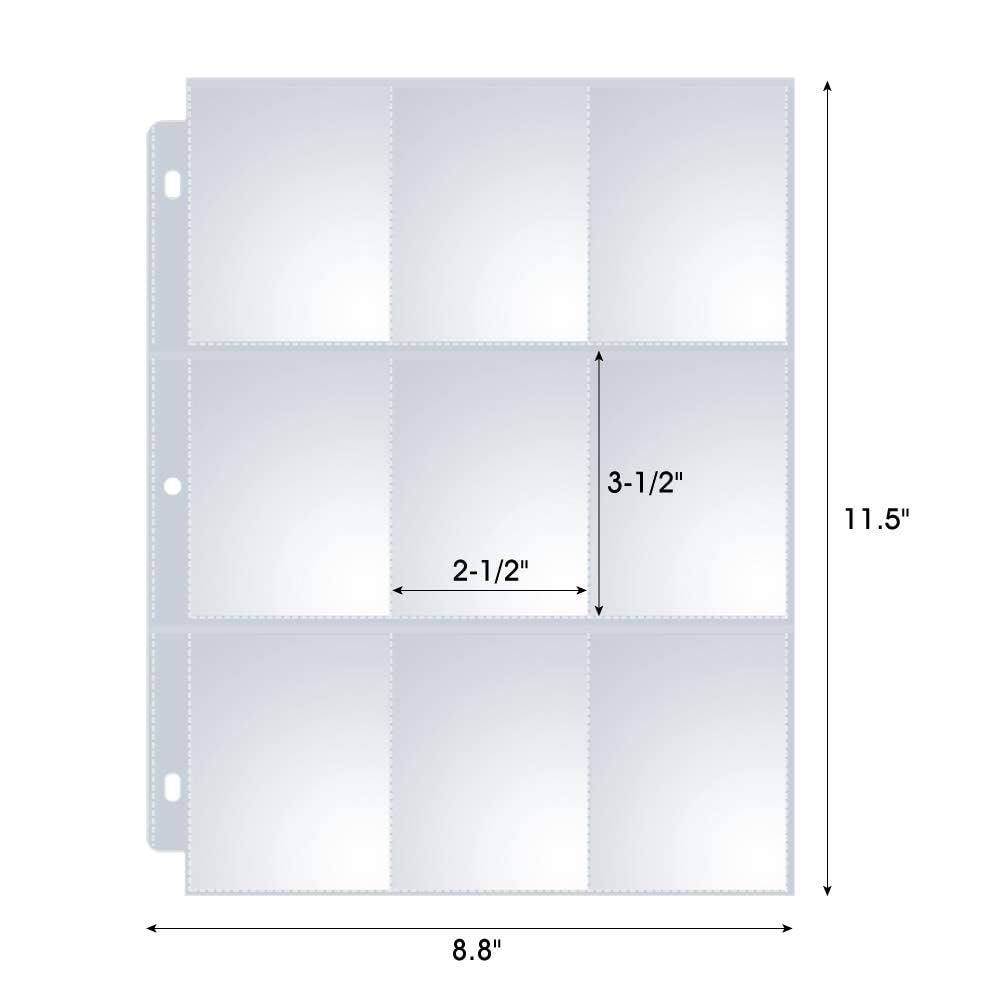 Sooez standard card size holds 2-1/2 by 3-1/2 inch cards securely