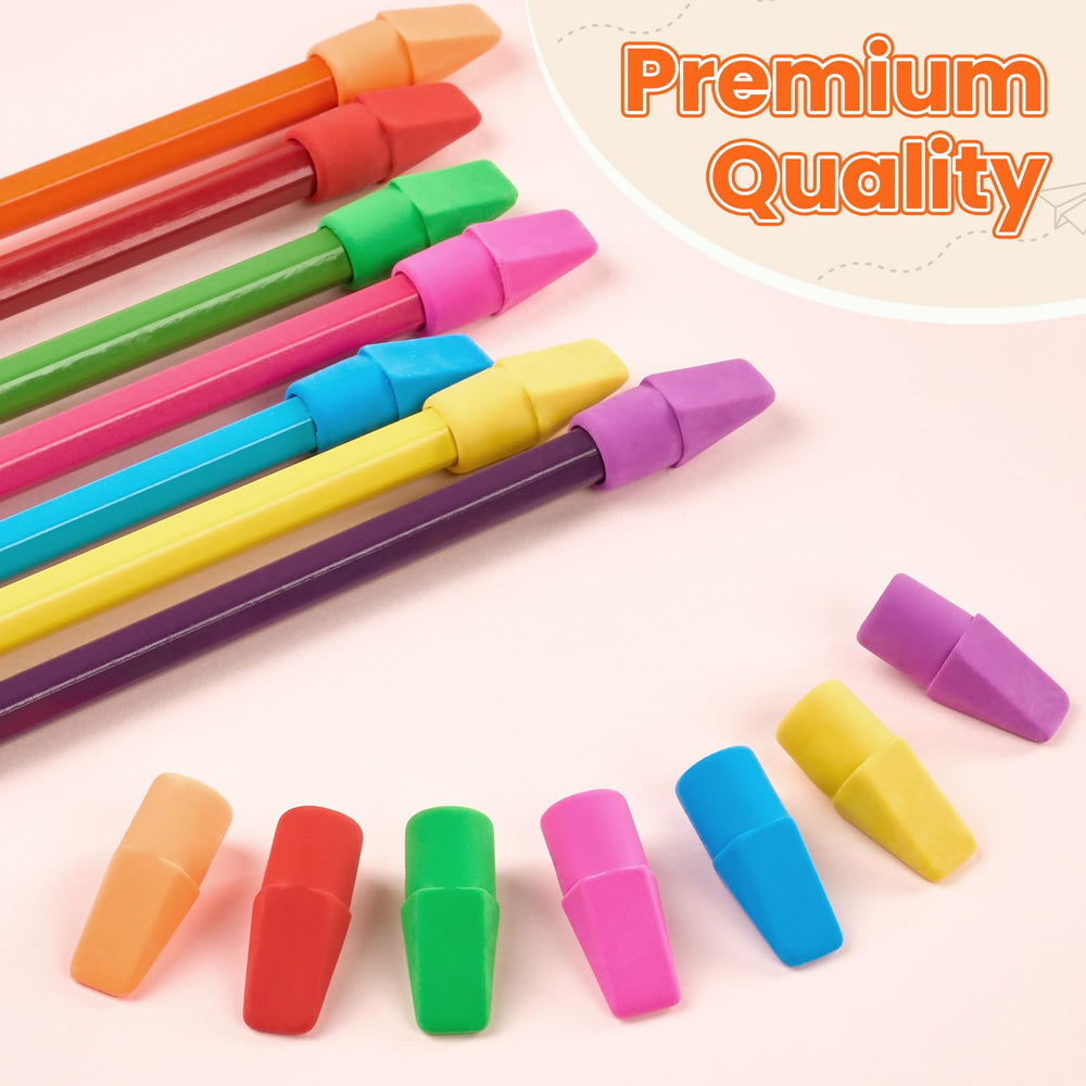 Sooez standard pencil fit erasers suitable for daily school tasks.