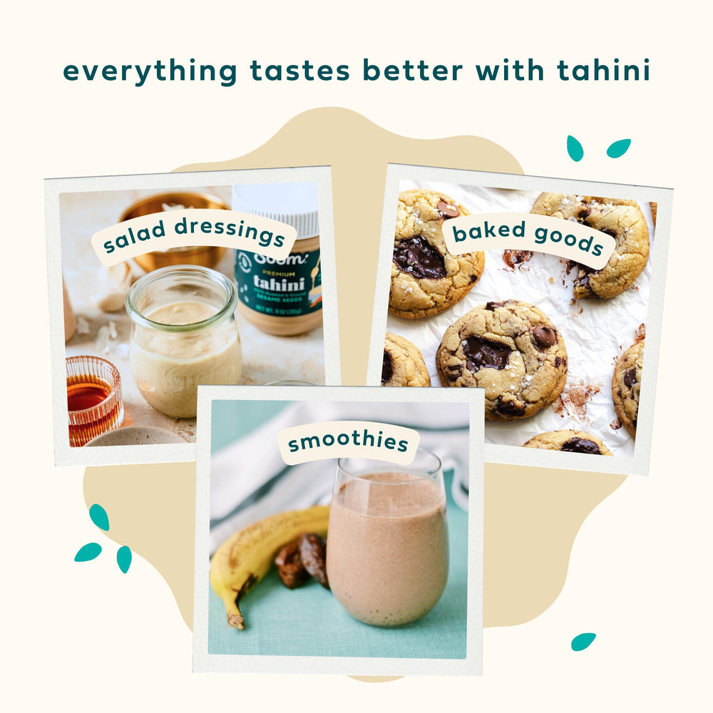 Soom Premium Tahini spread on toast for creamy snacks