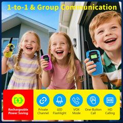 Soopotay three pack walkie talkies offer extended range for family adventures