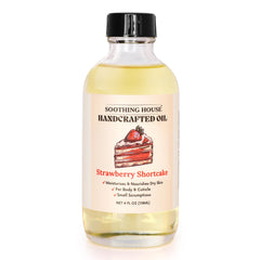 Soothing House Strawberry Shortcake Oil pour demonstrates quick absorption.