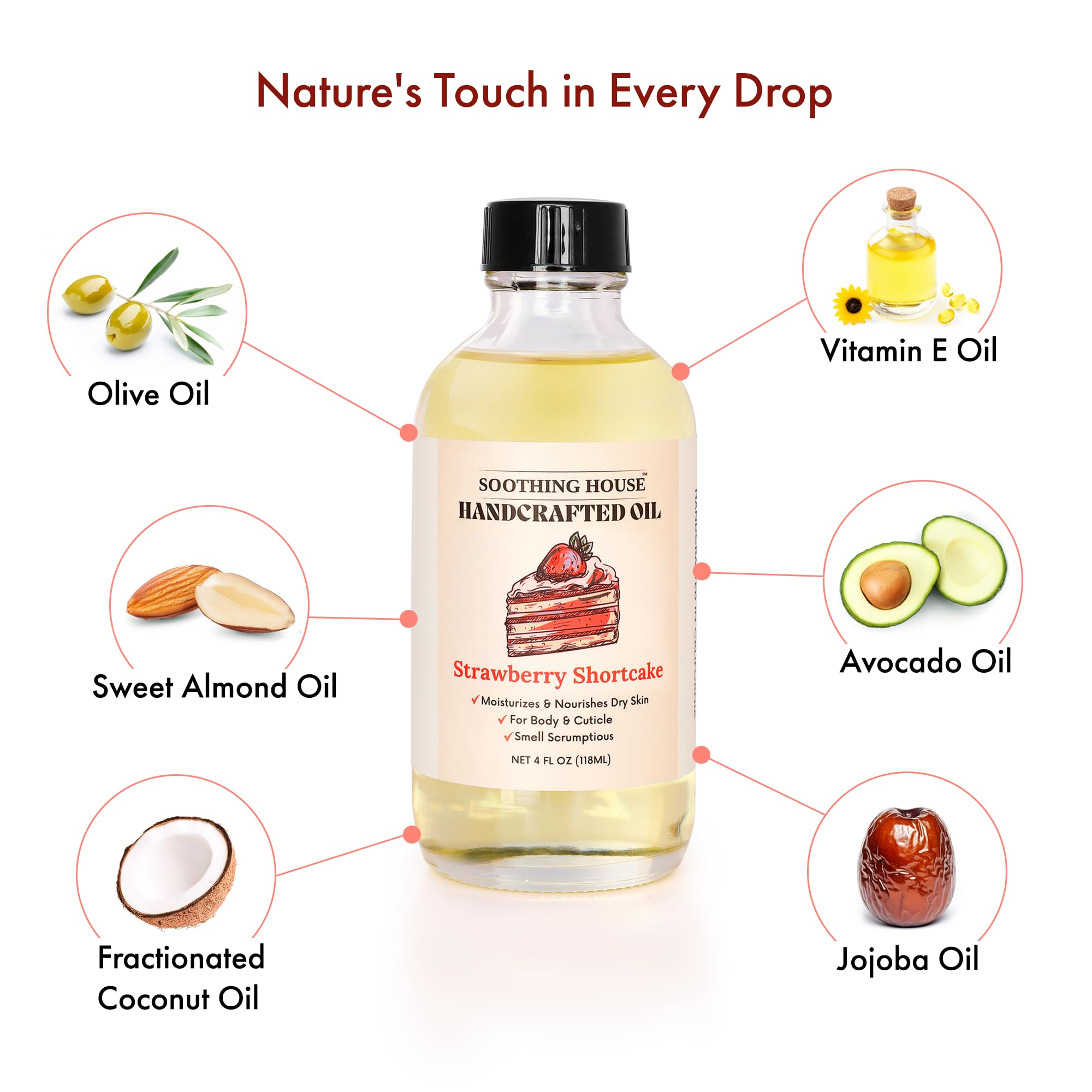 Soothing House Strawberry Shortcake glow on skin shows softness and radiance.