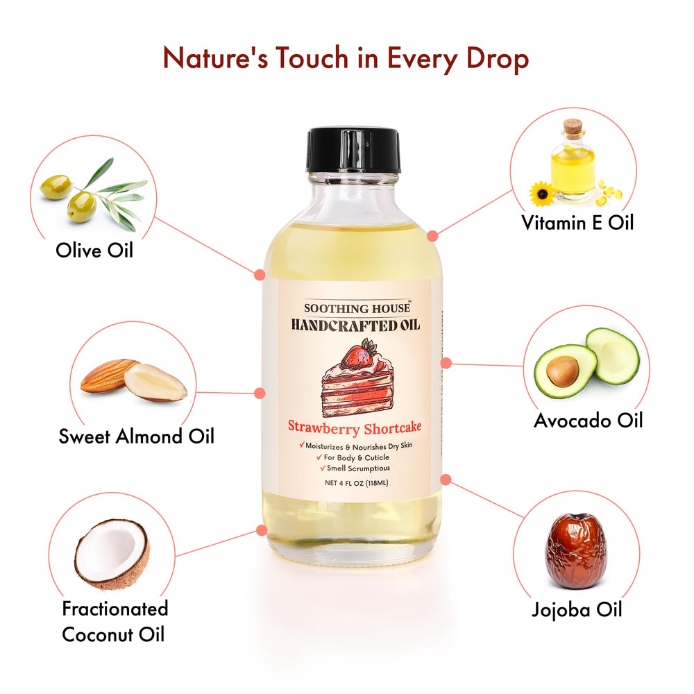Soothing House Strawberry Shortcake glow on skin shows softness and radiance.
