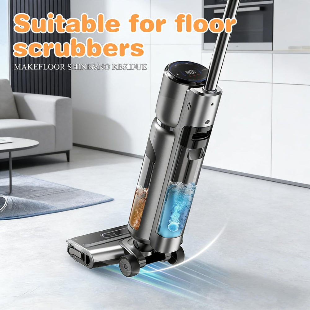 SOPAMI tablet demonstrates compatibility with mop-and-bucket systems for easy cleaning.