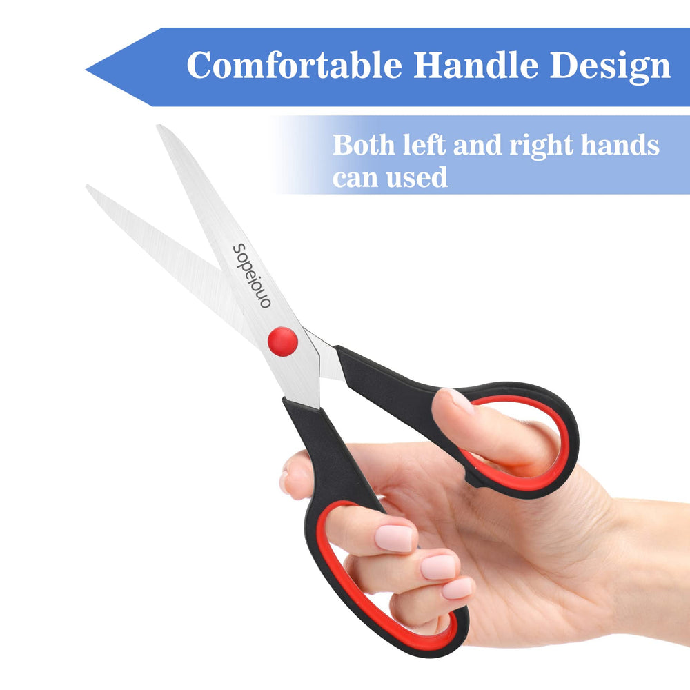 Sopeiouo ultra sharp stainless steel blades stay precise through craft tasks.