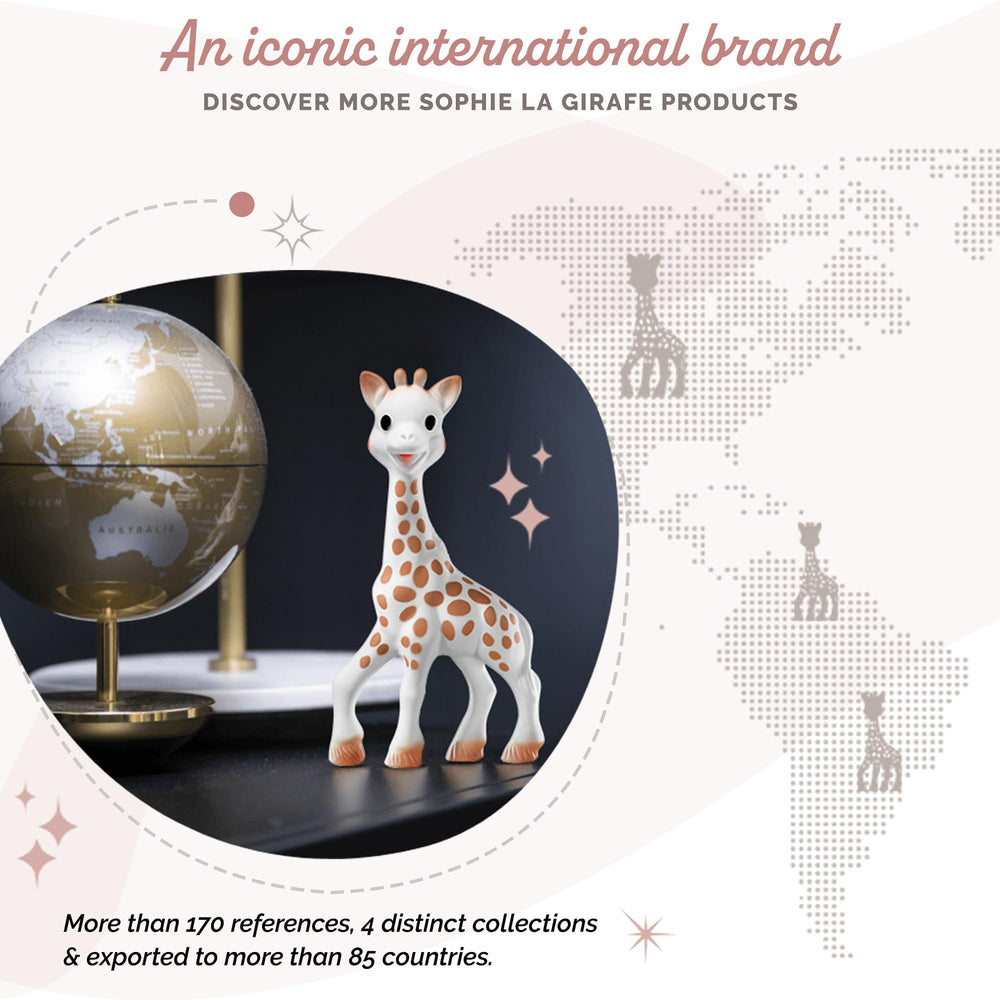 Sophie la Girafe gift-ready packaging ideal for new baby celebrations.