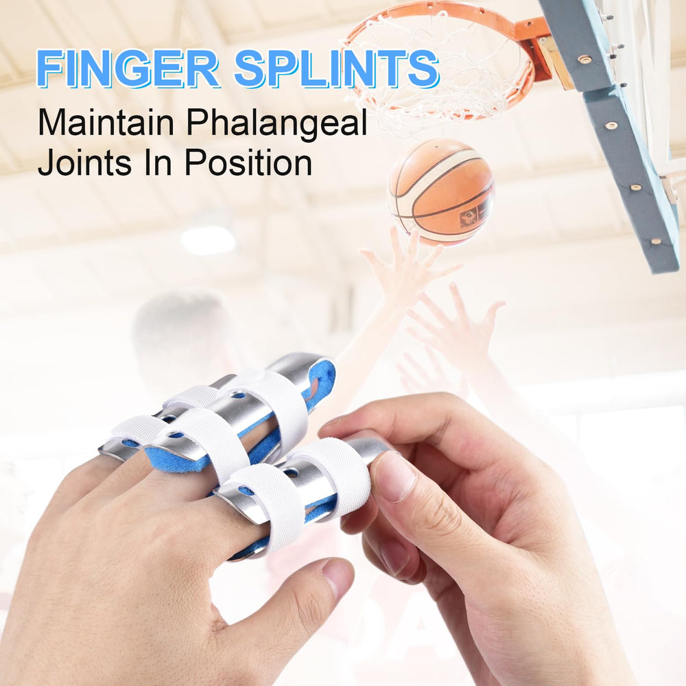 Sopito finger splint set includes 2 pieces for versatile use.