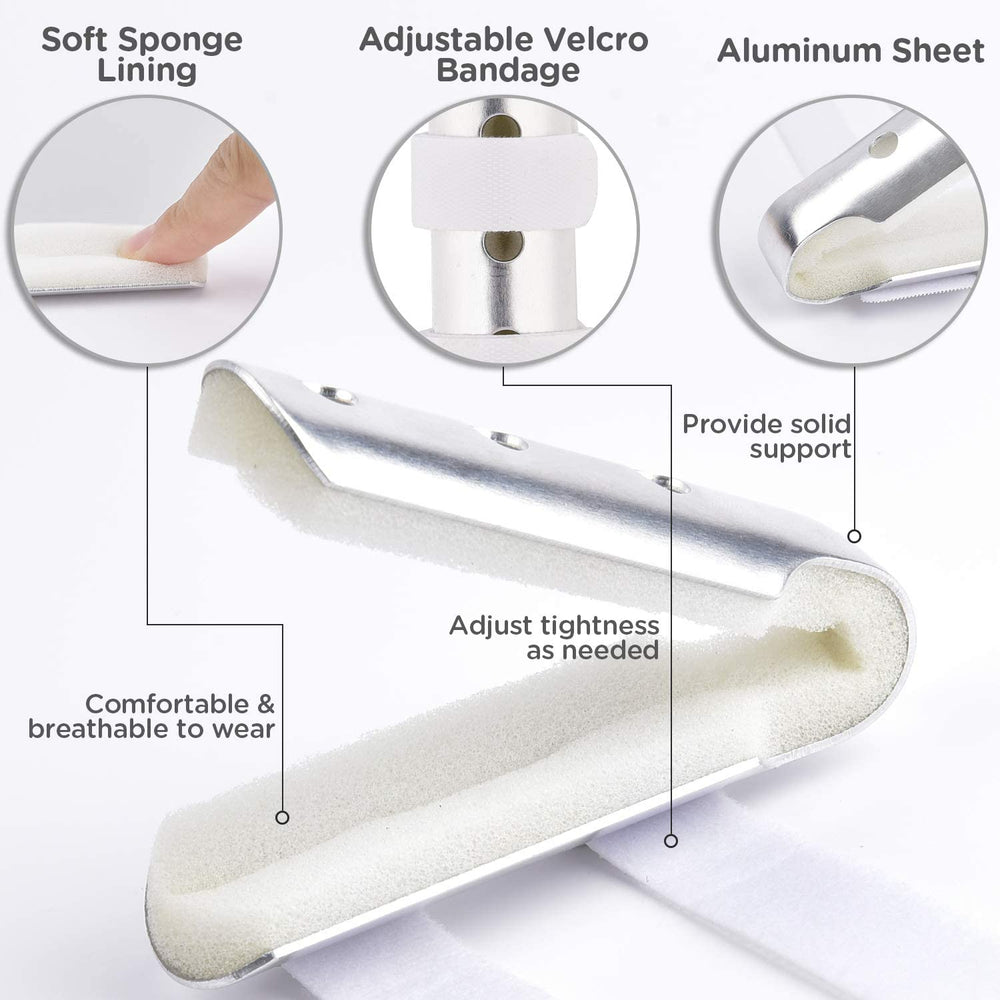 Sopito splint with breathable sponge lining for all-day wear
