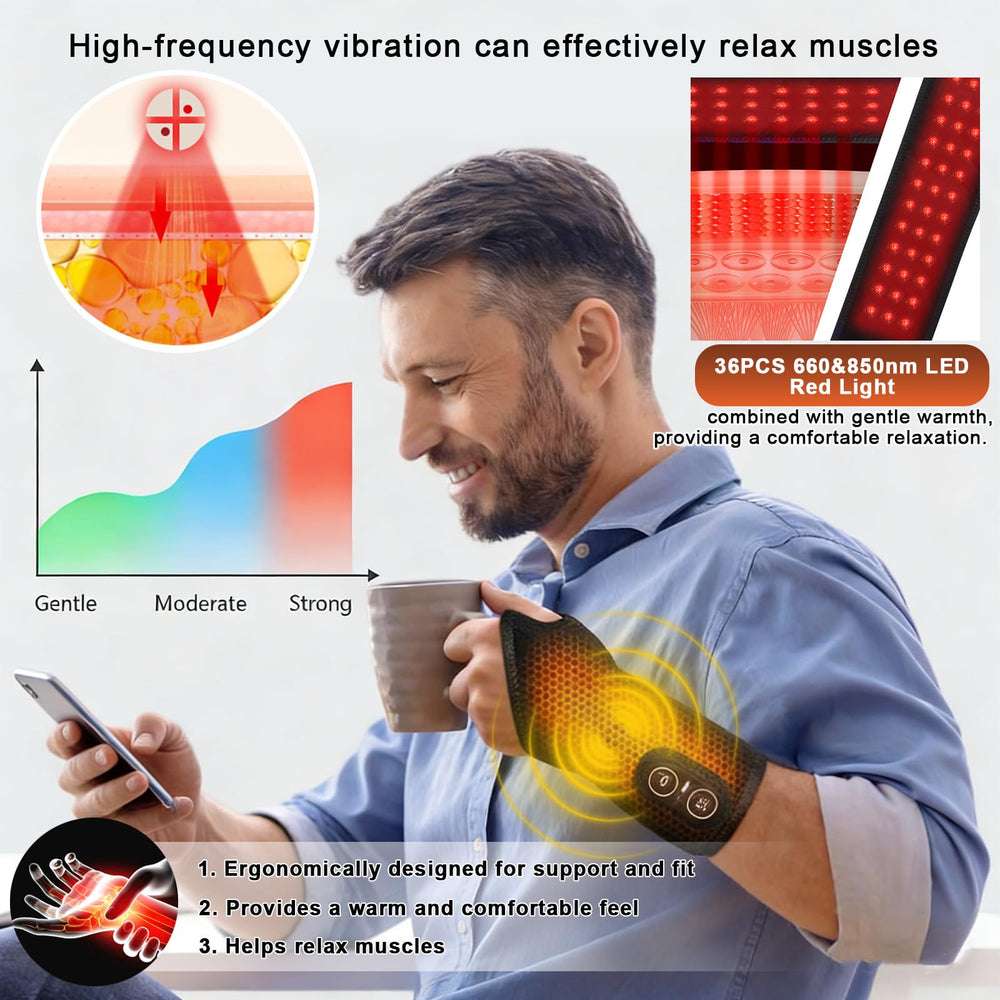SORALEK cordless heating pad powered by 3000mAh battery