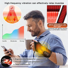 SORALEK cordless heating pad powered by 3000mAh battery