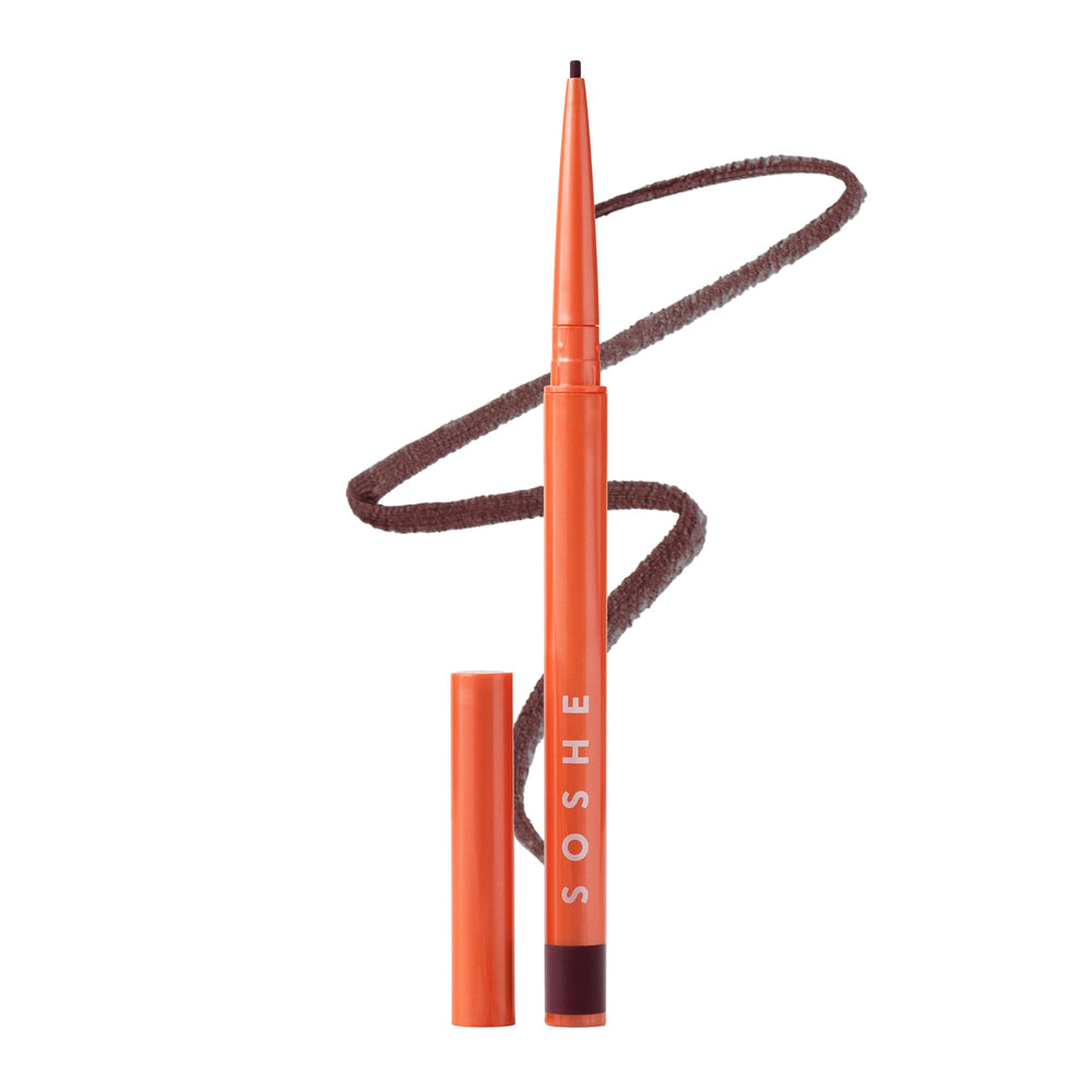 SOSHE Waterproof Precision Eyeliner with a 1.5mm tip for sharp, long-lasting definition.