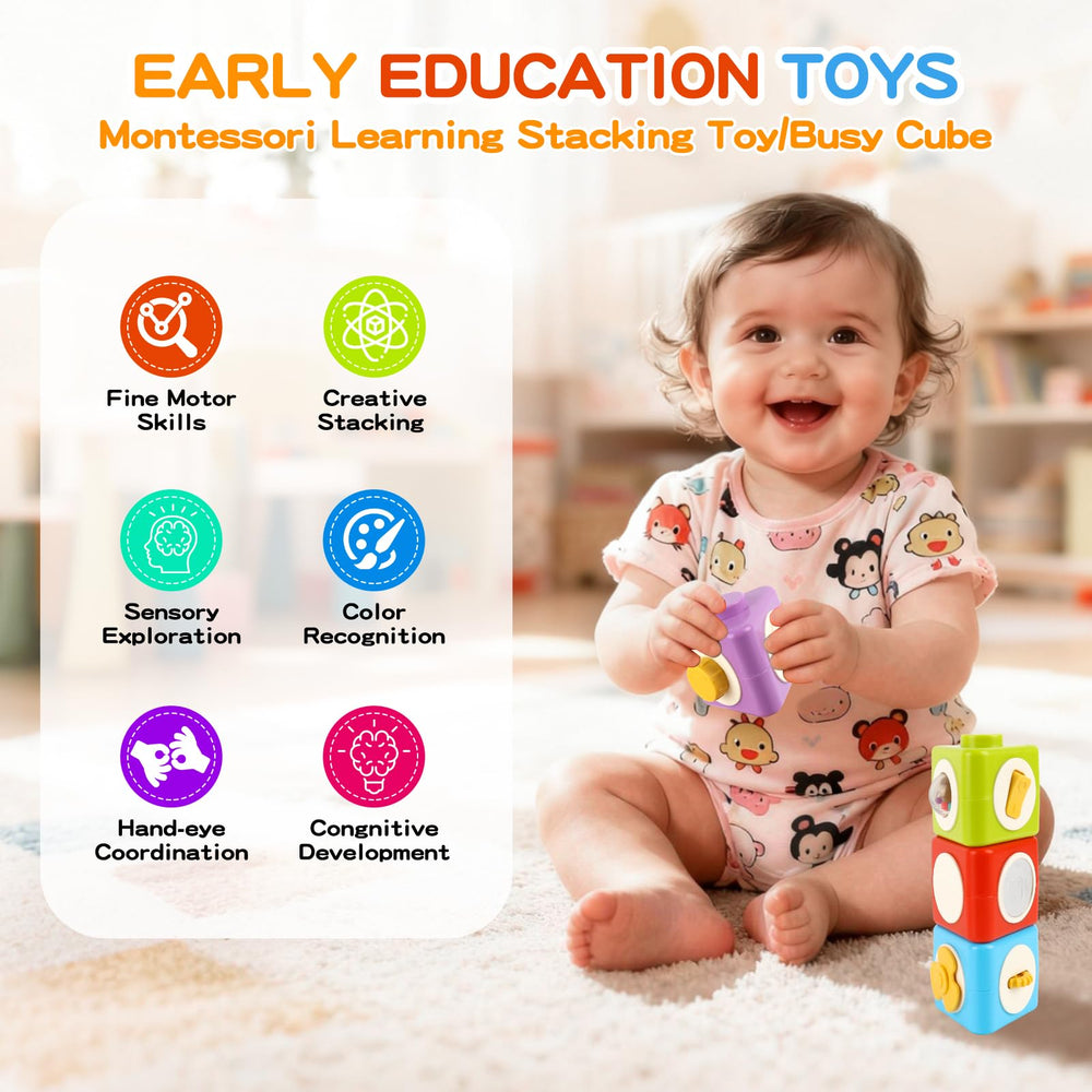 SOSUSHOE busy board 12-in-1 travel toy ready for plane or car play.