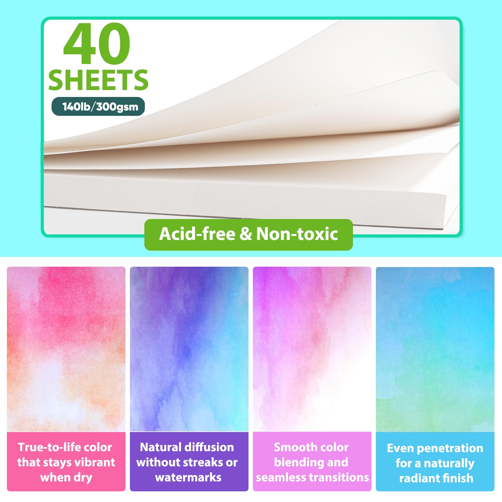 Soucolor 9x12 backboard protects artwork during storage and framing.