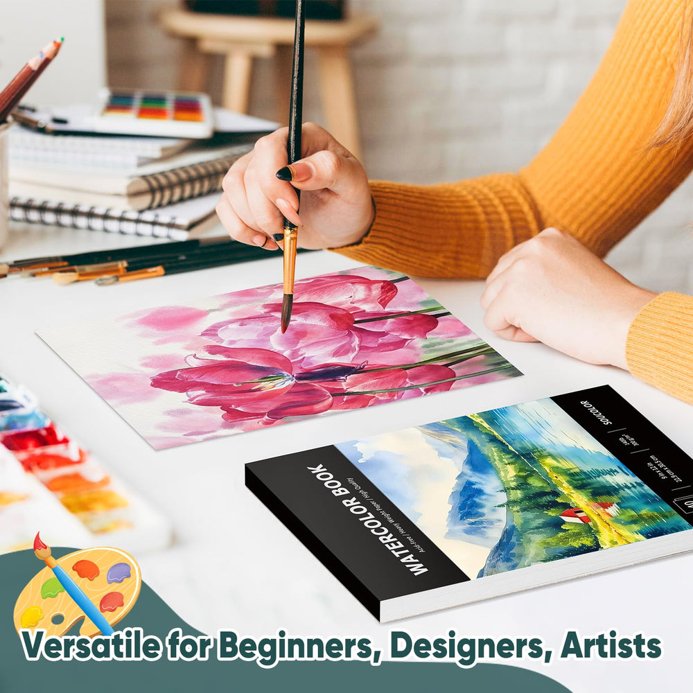 Soucolor 9x12 packaging suggests a ready-to-gift art set.