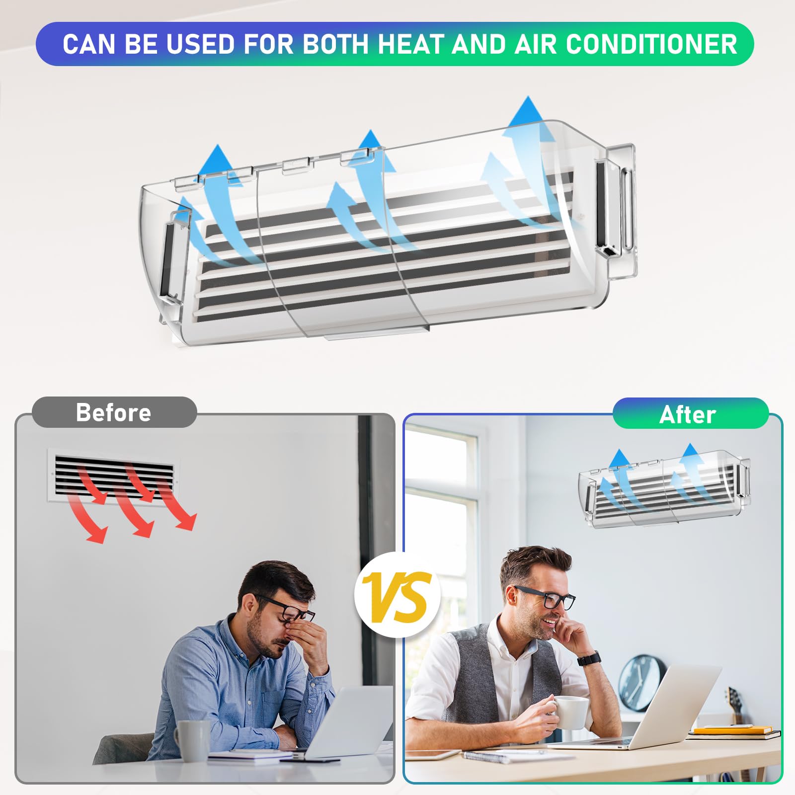 SOUL LINK 2-pack in living room shows improved airflow coverage.