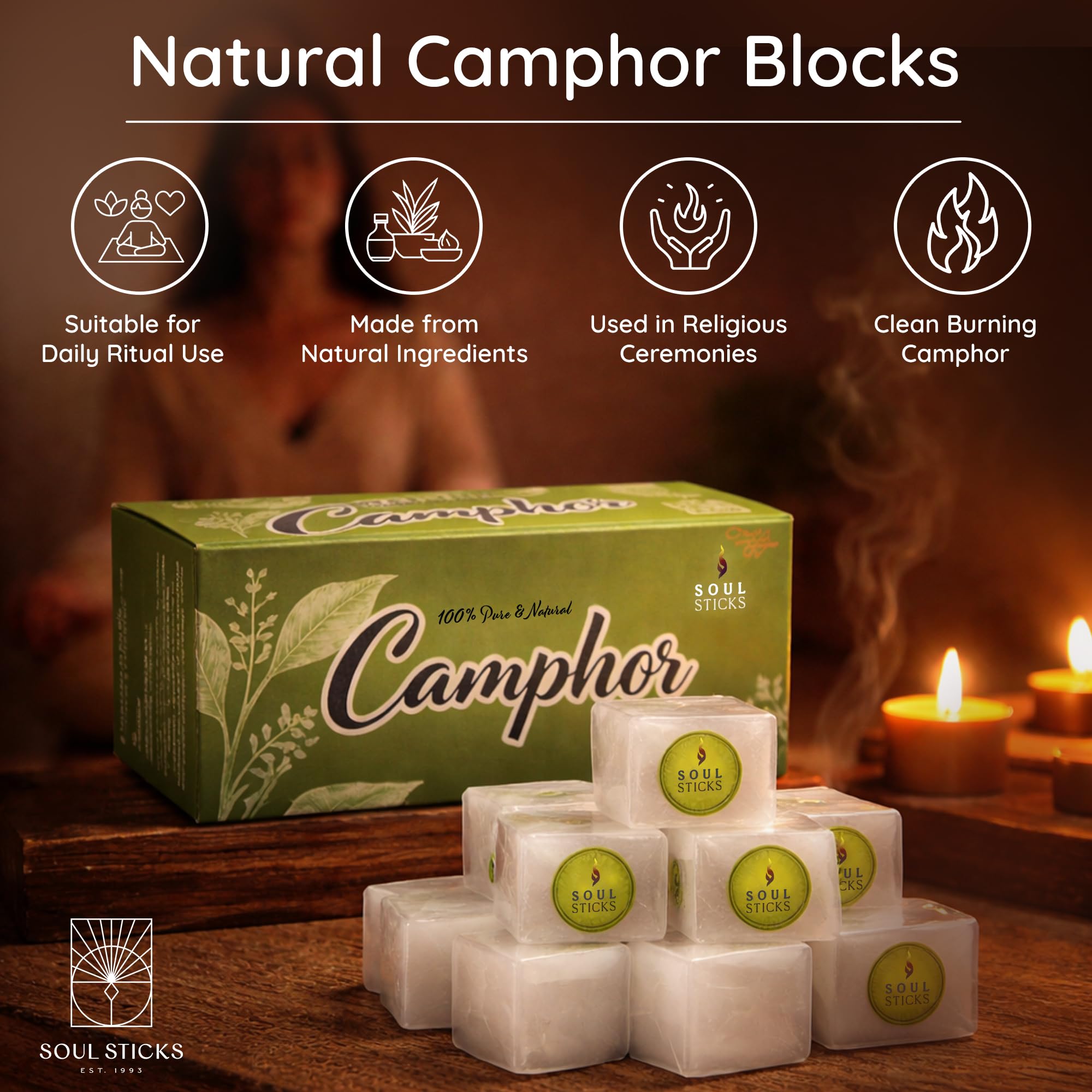 Soul Sticks camphor balls ideal for refreshing spaces