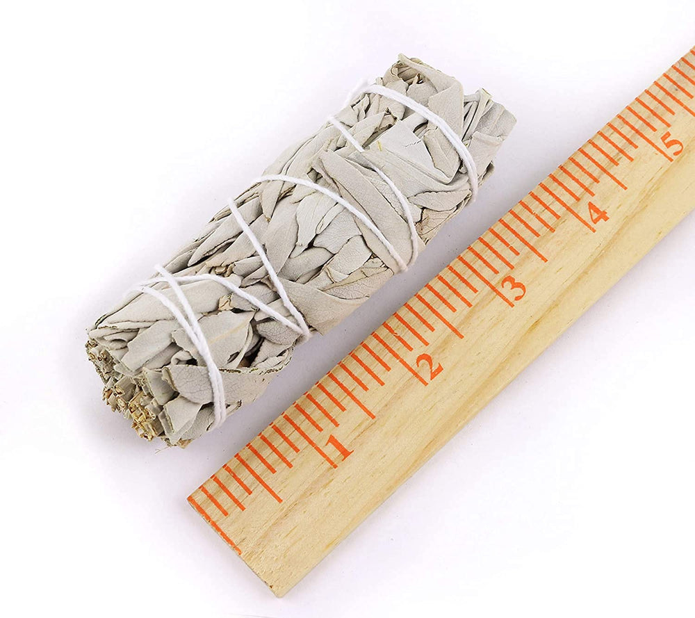 Soul Sticks natural sage bundle in use during meditation and cleansing.