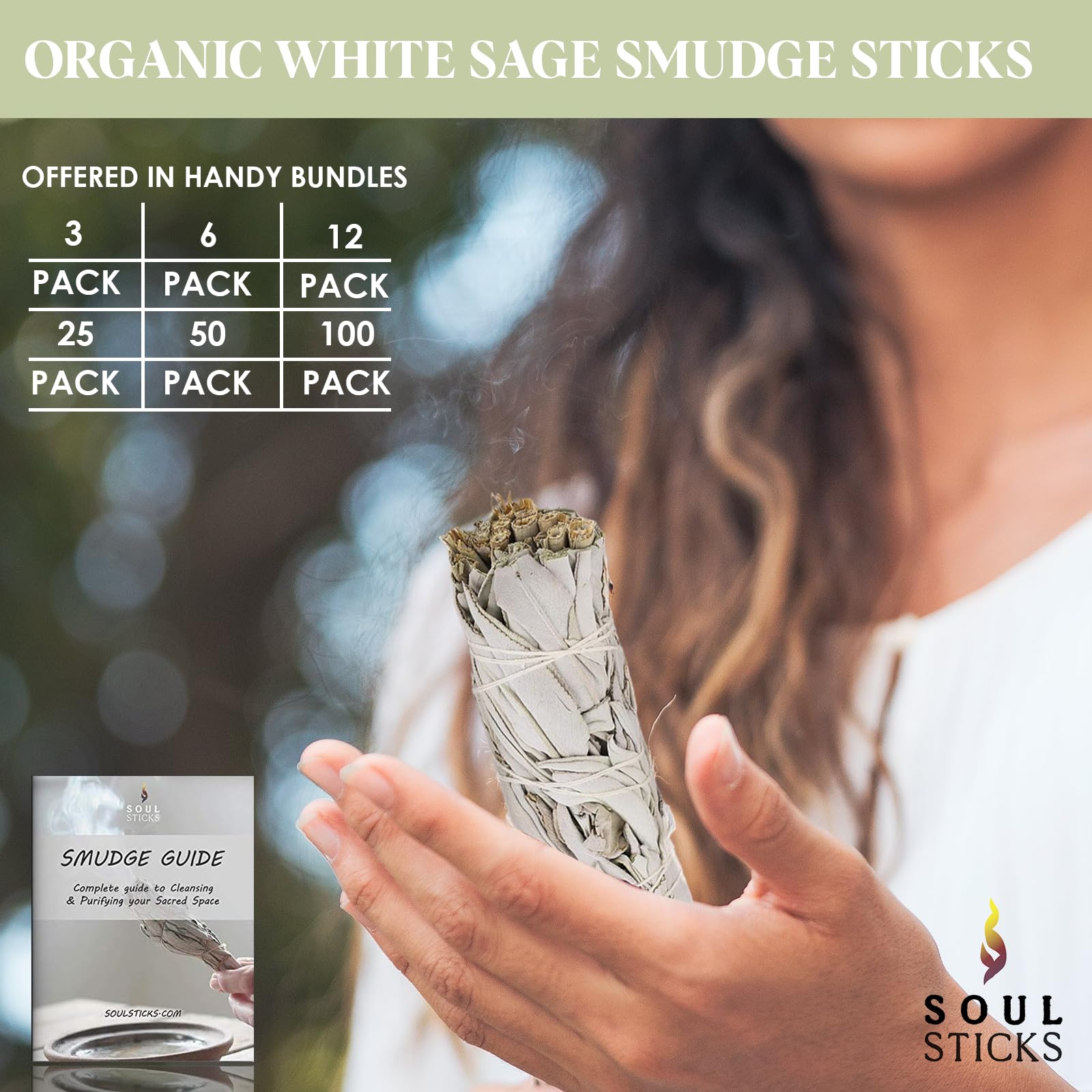 Soul Sticks ritual space cleansing ready with aromatic smoke and calm ambience.