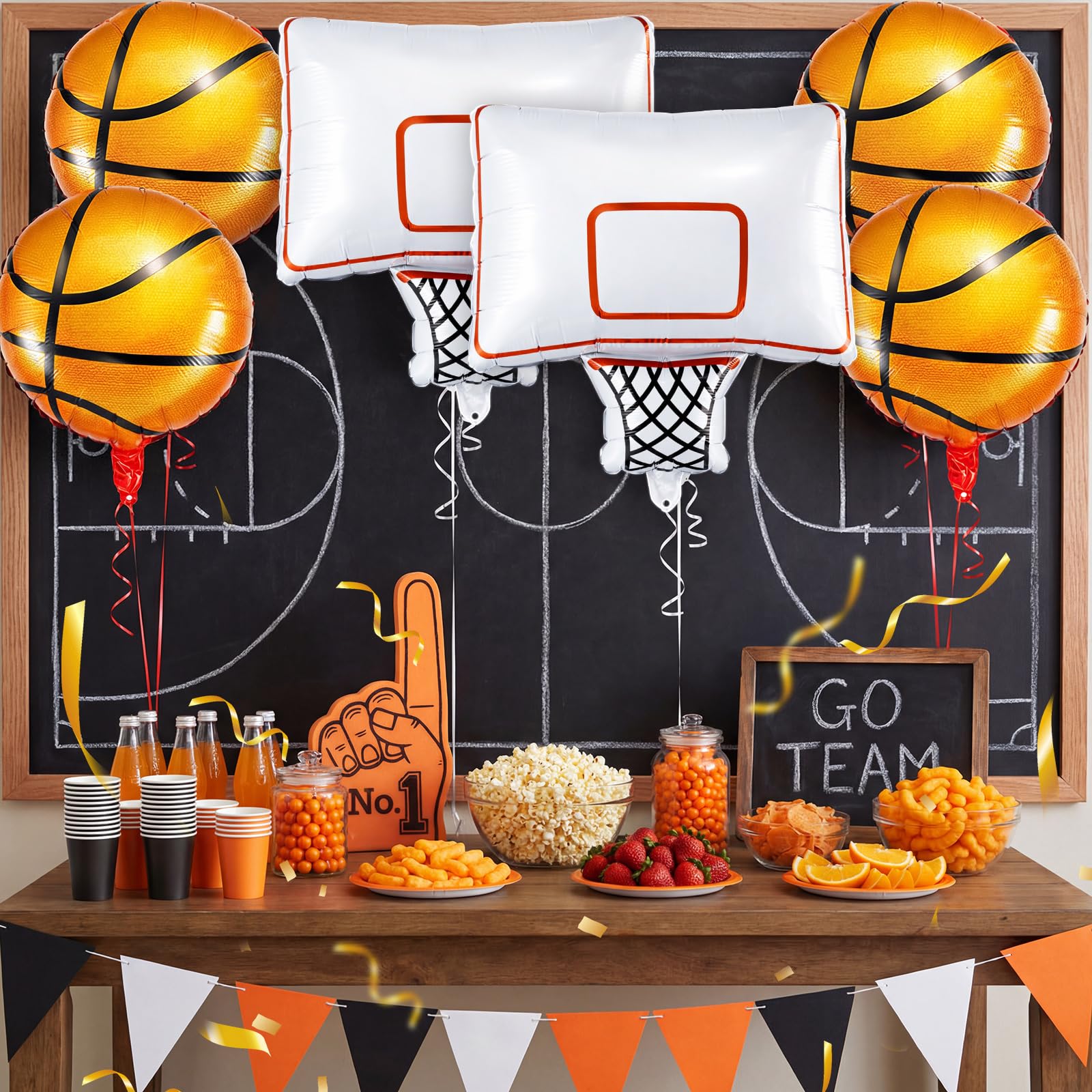 Soulchen 65 cm hoop balloon front view for team-themed celebrations