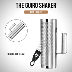 Soulmate Guiro delivers bright raspy sound ideal for Latin rhythms.
