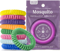 SOULSATION bracelet pack with natural oils for outdoor protection.
