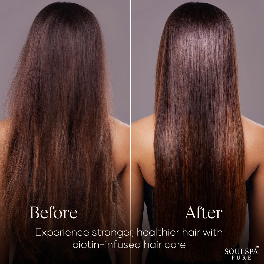 SoulSpa Pure set box front showcases premium hair care duo