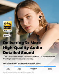 SoundPEATS Q40 HD 11mm driver delivers powerful bass and crisp highs.