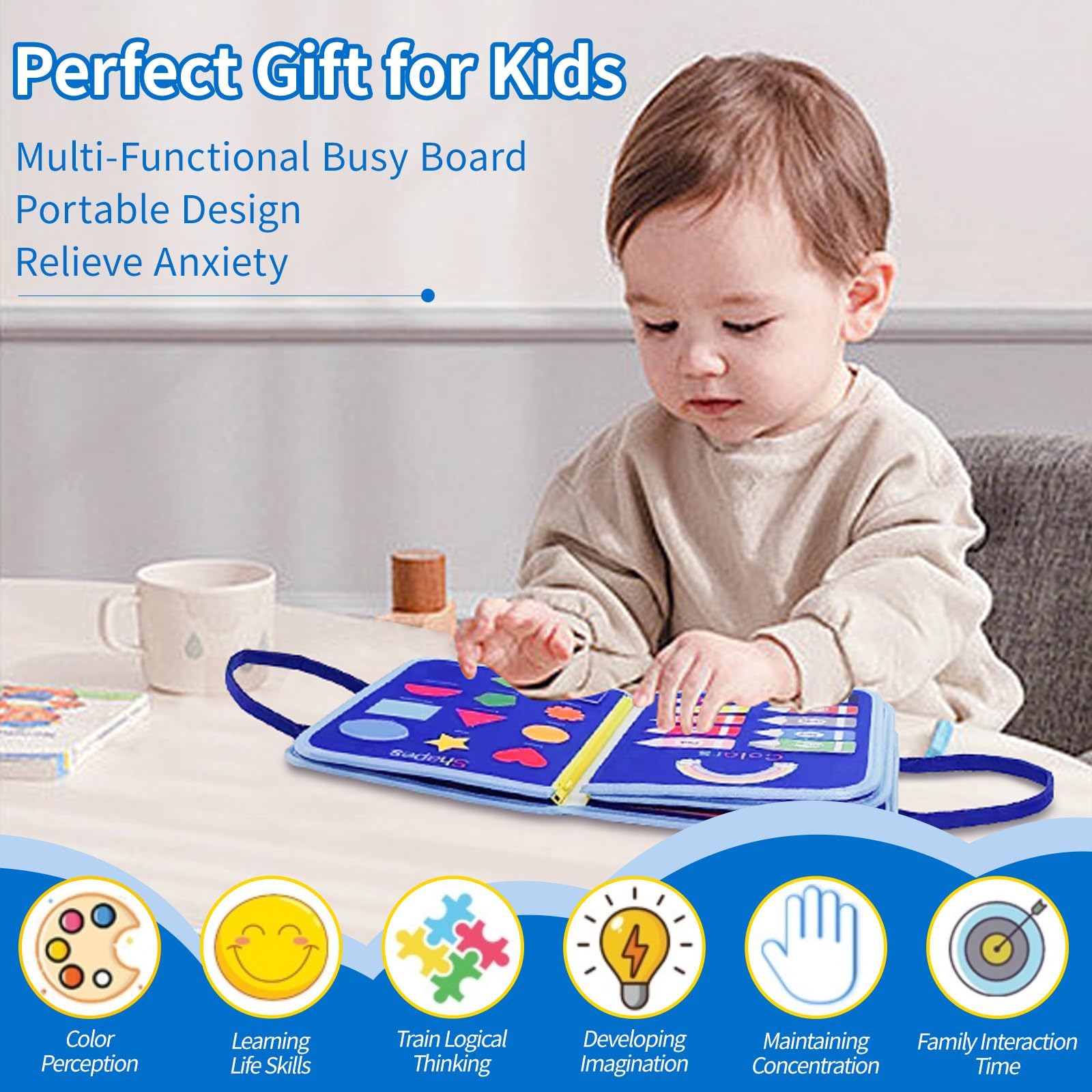 Soupost Gift-ready storage bag included with the Busy Board package.