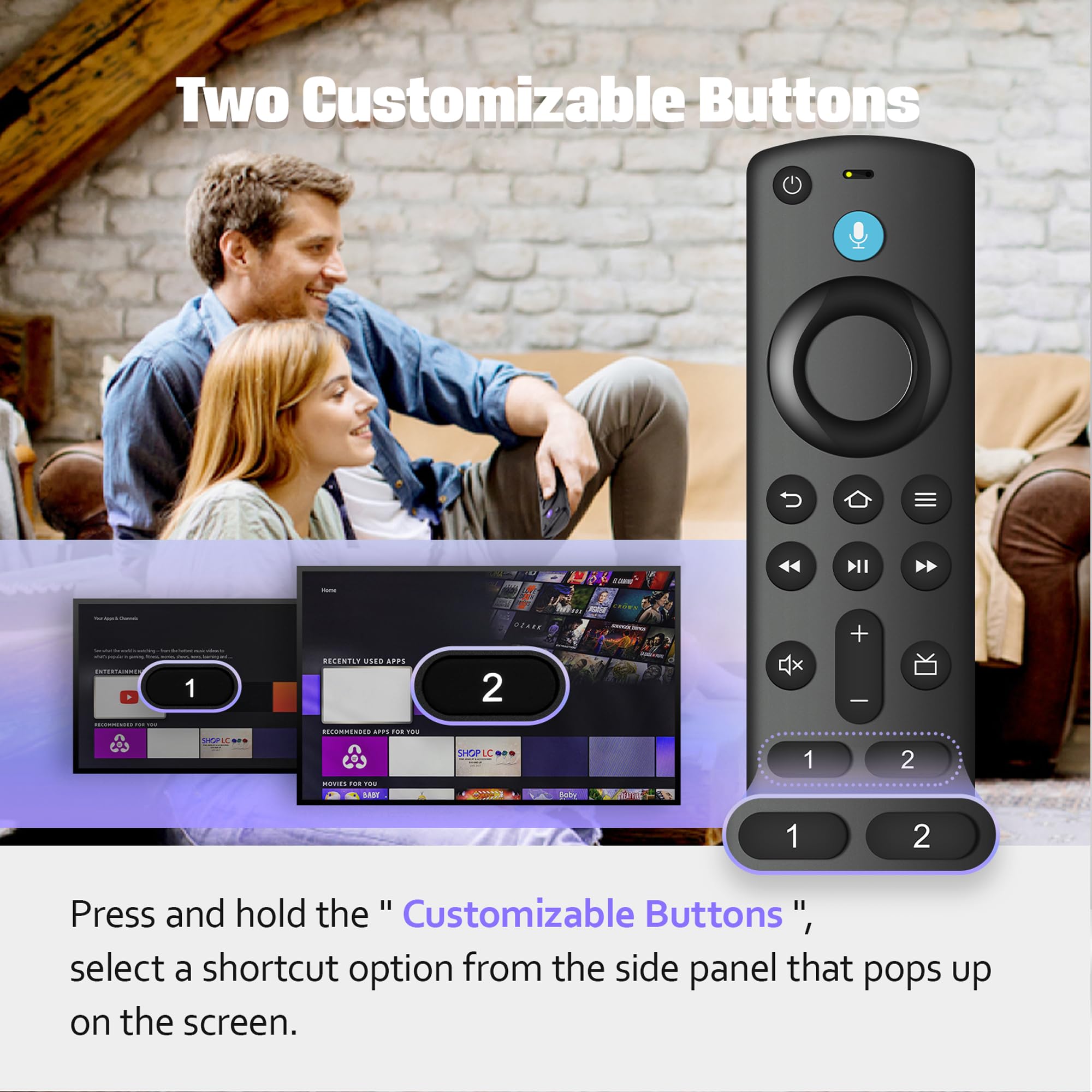 Souppzoe remote compatibility with Insignia, Toshiba, and Pioneer TVs for broad control.