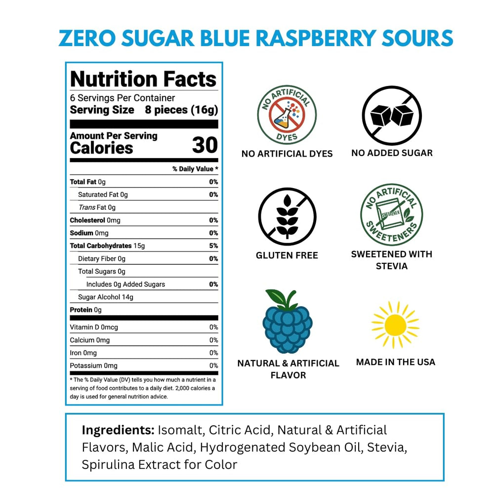 Sour Drops handcrafted in California in small batches.
