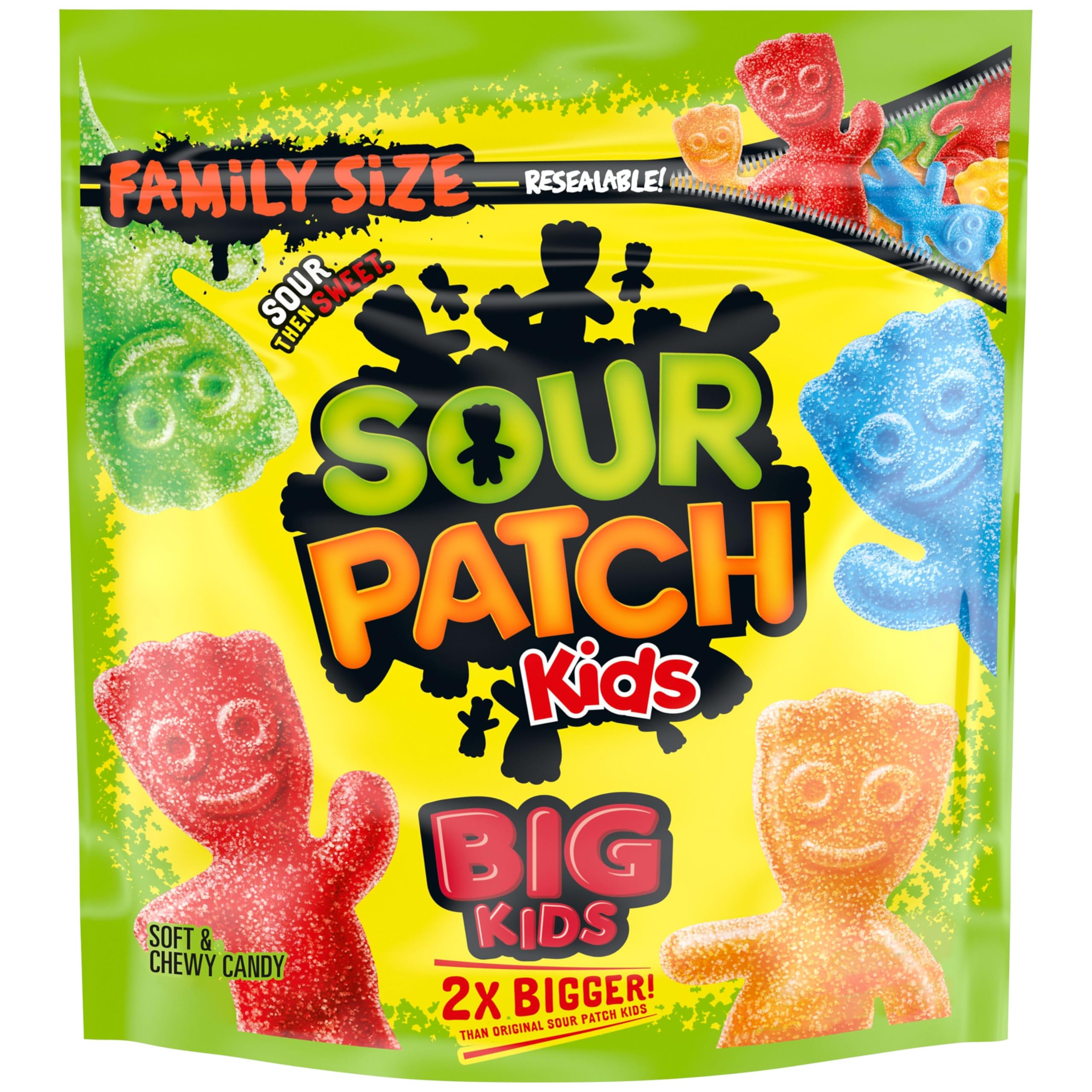 SOUR PATCH KIDS Big Kids bag 1.7 lb for family snacking on the go