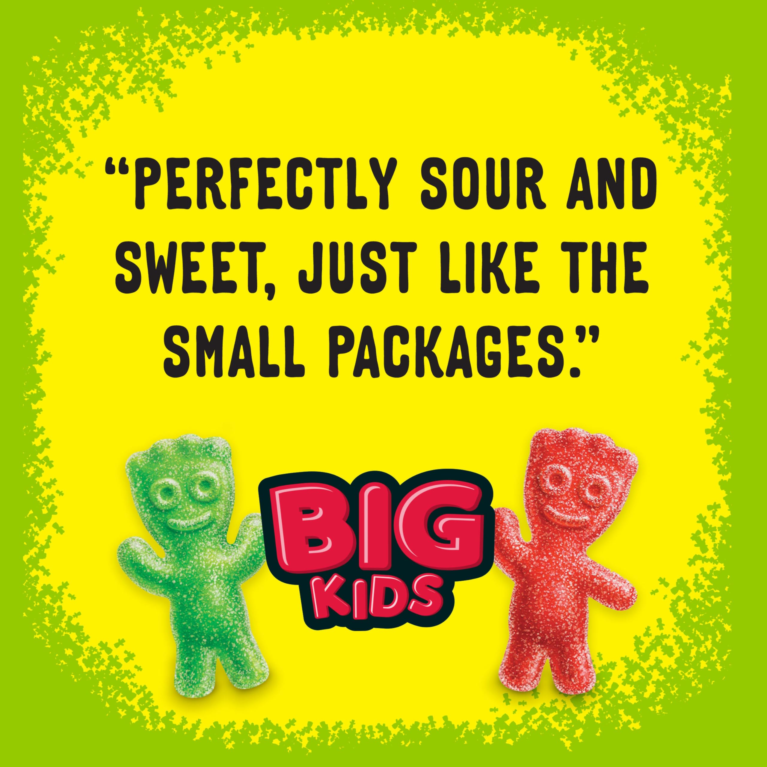 SOUR PATCH KIDS Big Kids kid-shaped gummies in vibrant colors